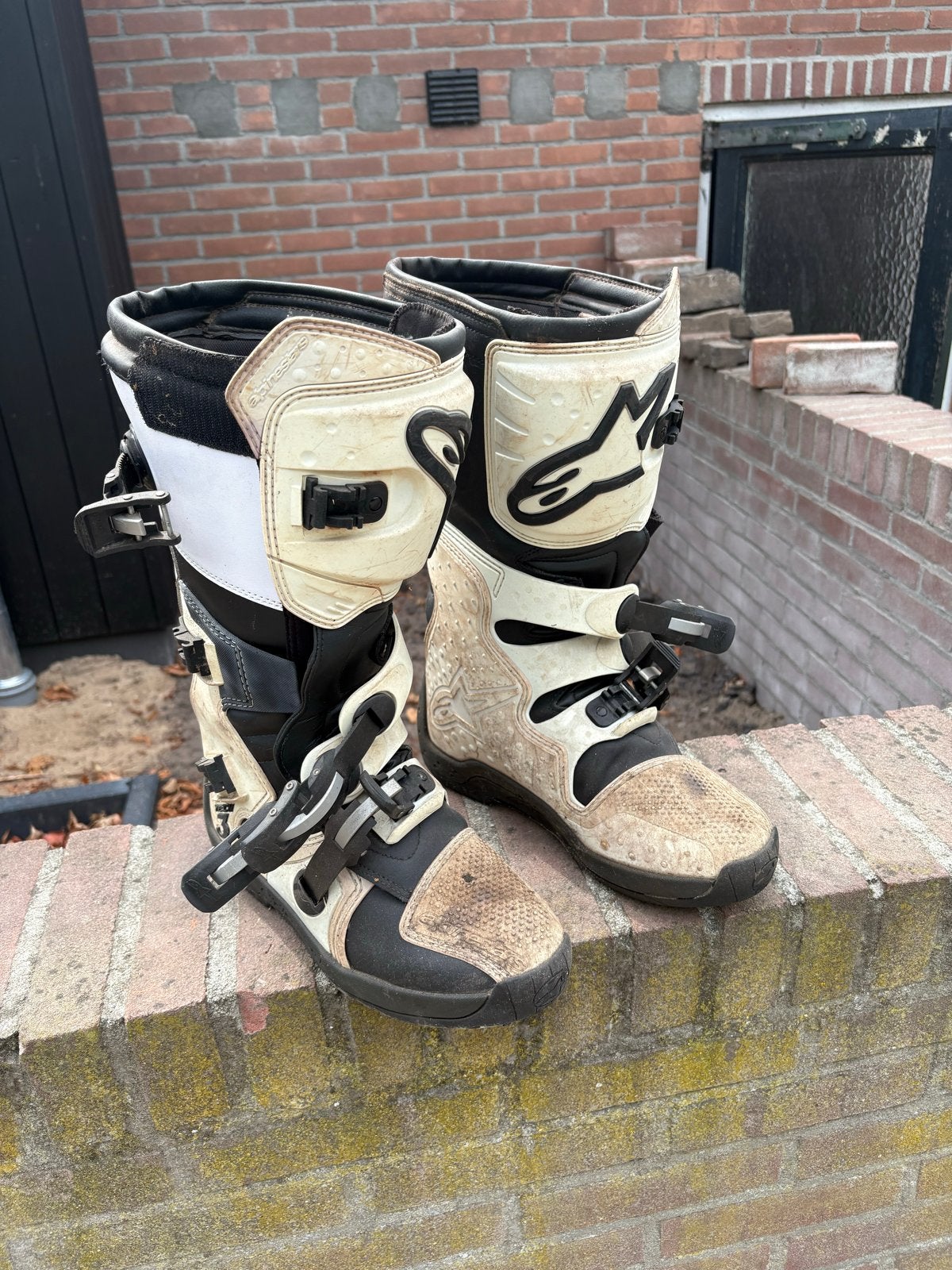 Alpinestars crosslaarzen - Gebruikt maar nog netjes, Motoren, Ophalen of Verzenden, Tweedehands, Laarzen