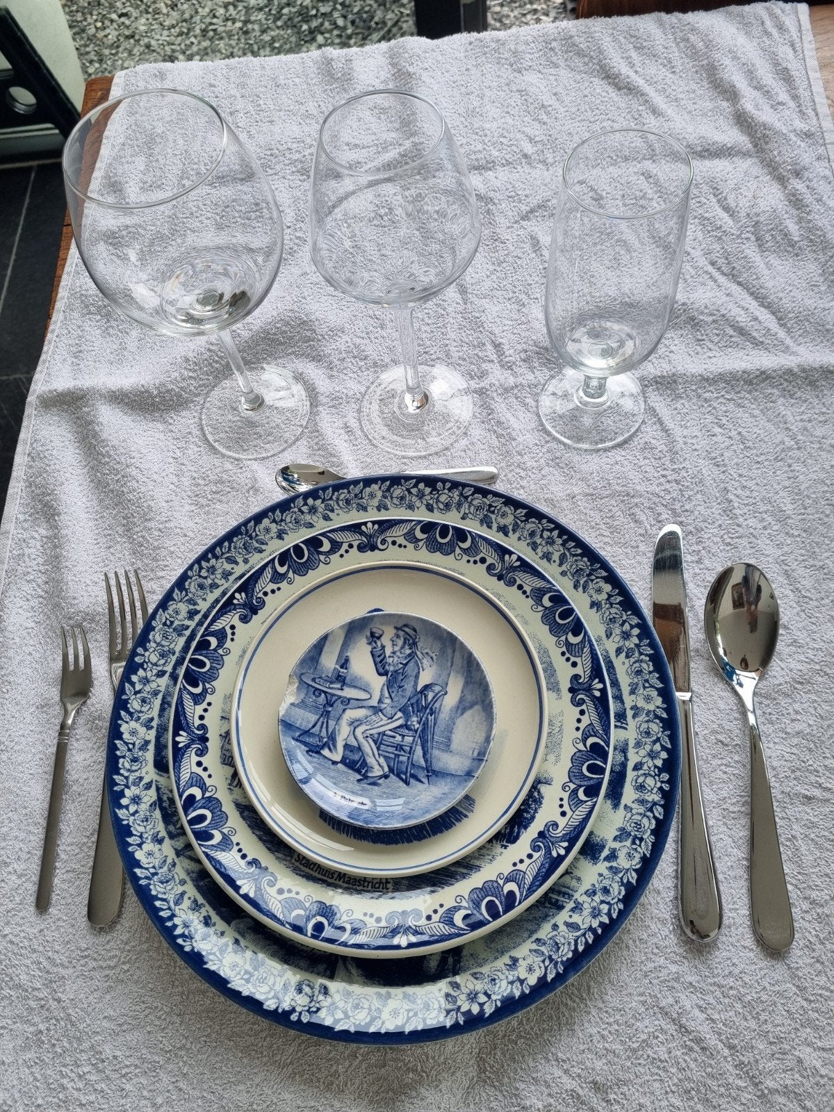 Prachtig Delfts blauw bord 30cm Royal Sphinx, Ophalen of Verzenden