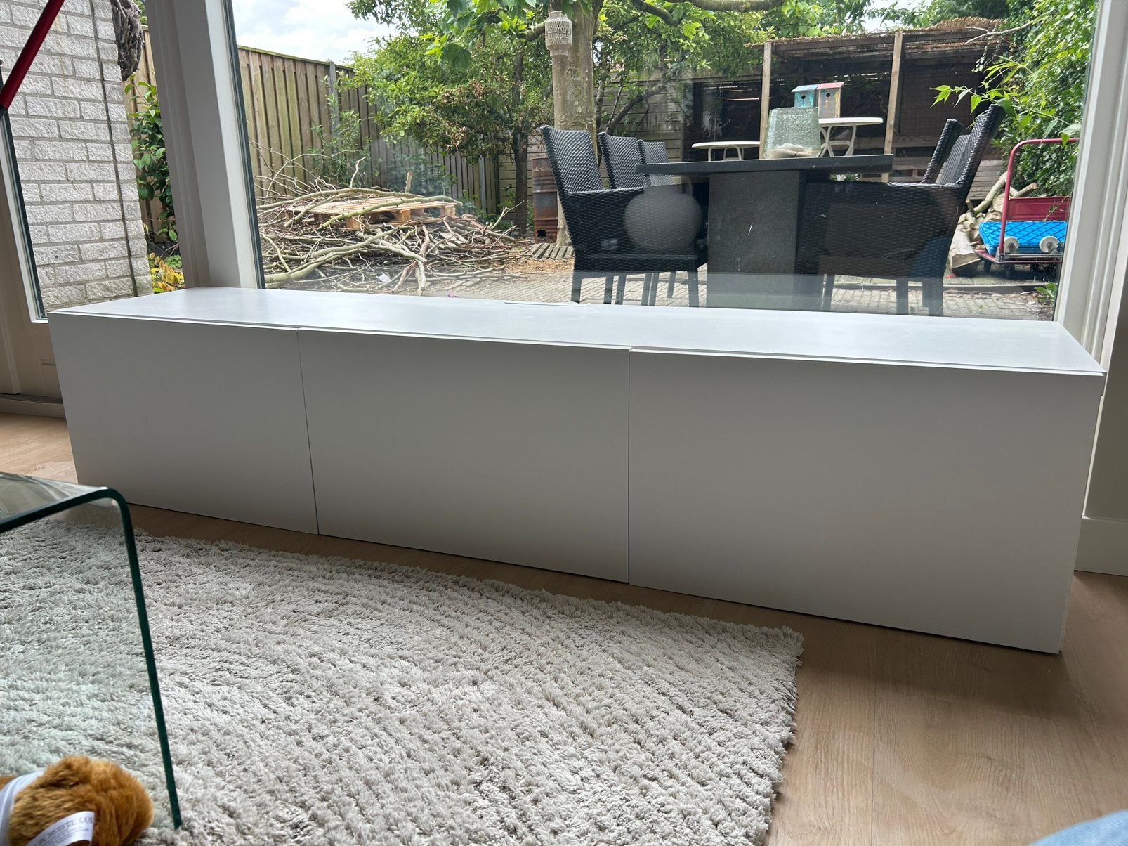 Tv meubel Ikea Besta, Ophalen, Gebruikt, 150 tot 200 cm, Minder dan 100 cm