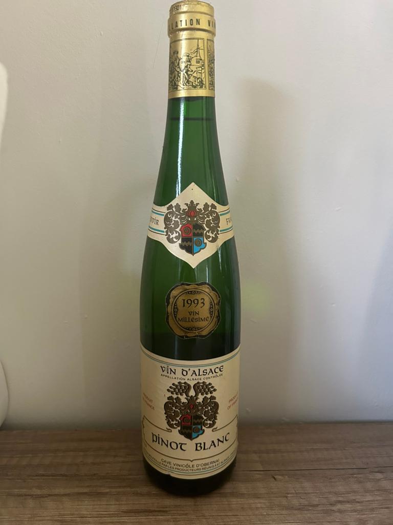 Pinoc blanc 1993 Vin millesime, Ophalen, Gebruikt, Frankrijk, Rode wijn