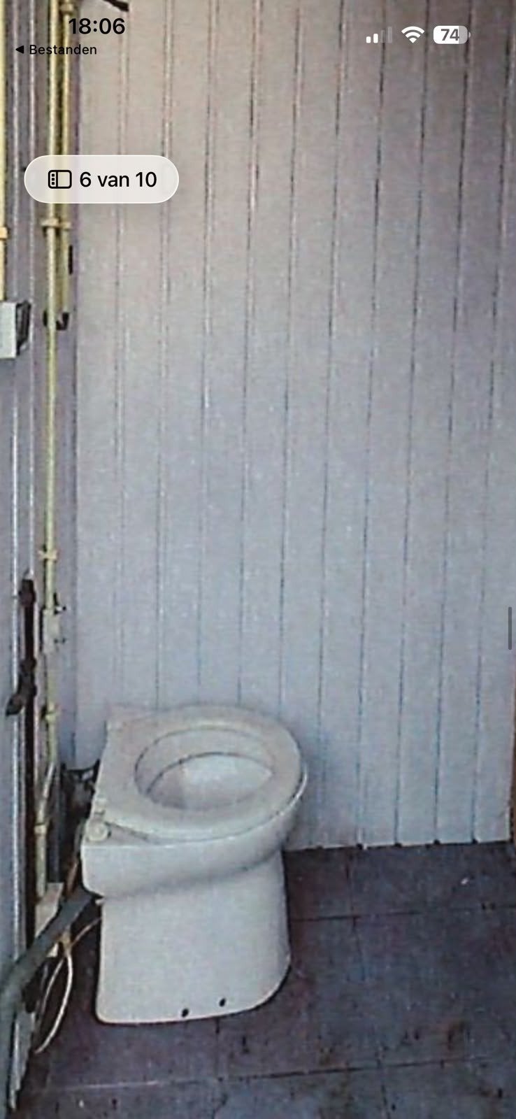 Sanibroyeur toilet /wc, Ophalen of Verzenden, Gebruikt, Toilet