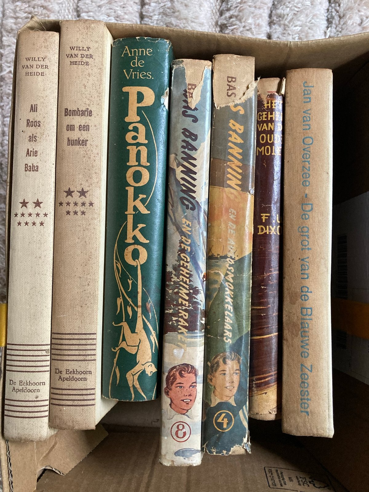 Vintage Jeugdboeken Collectie: Bas Banning, Hardy's, Panokko, Boeken, Ophalen, Gelezen, Fictie algemeen