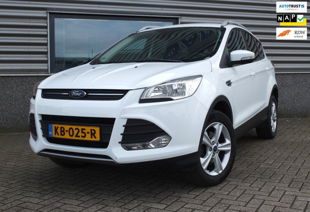 Ford Kuga 1.5 Trend |Afnb Trekhaak | 100% Onderhouden | 1e E, Auto's, Ford, Stof, Euro 6, 4 cilinders, Wit