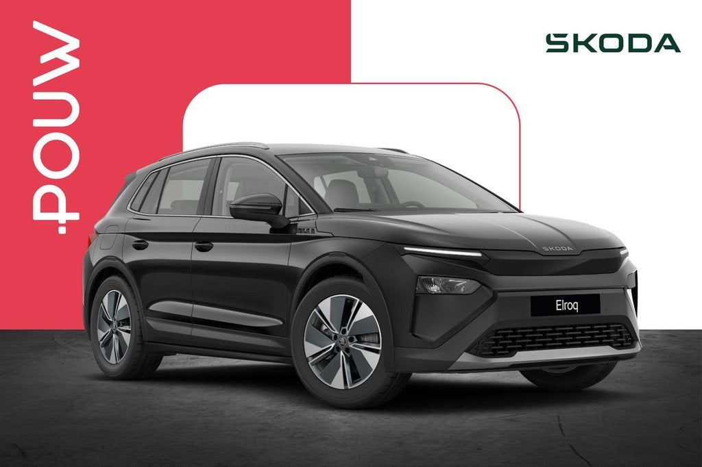 Skoda Elroq 85 Tour Edition 286pk | Velgen 19'' | Trekhaak U, Auto's, Skoda, Automaat, 12 maanden, Leder en Stof, Zwart