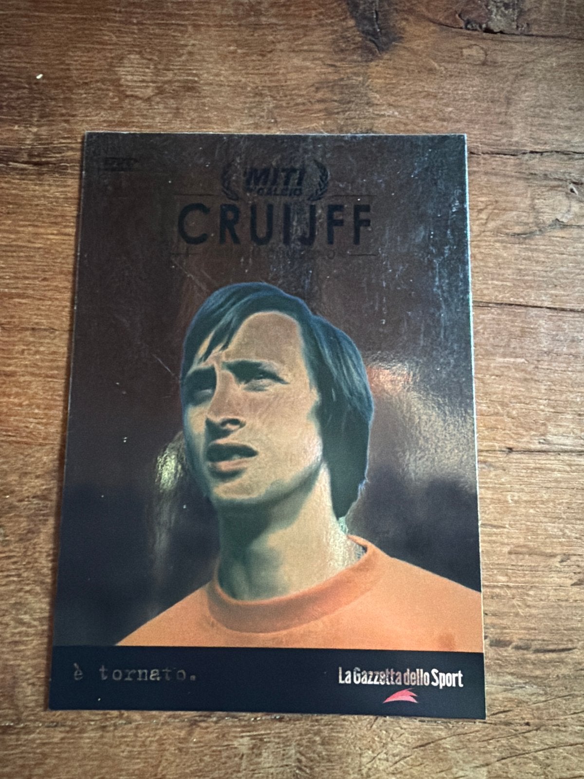 Johan Cruijff Miti del Calcio Platinum Collection kaart, Verzamelen, Ophalen of Verzenden, Zo goed als nieuw, Ajax, Spelerskaart