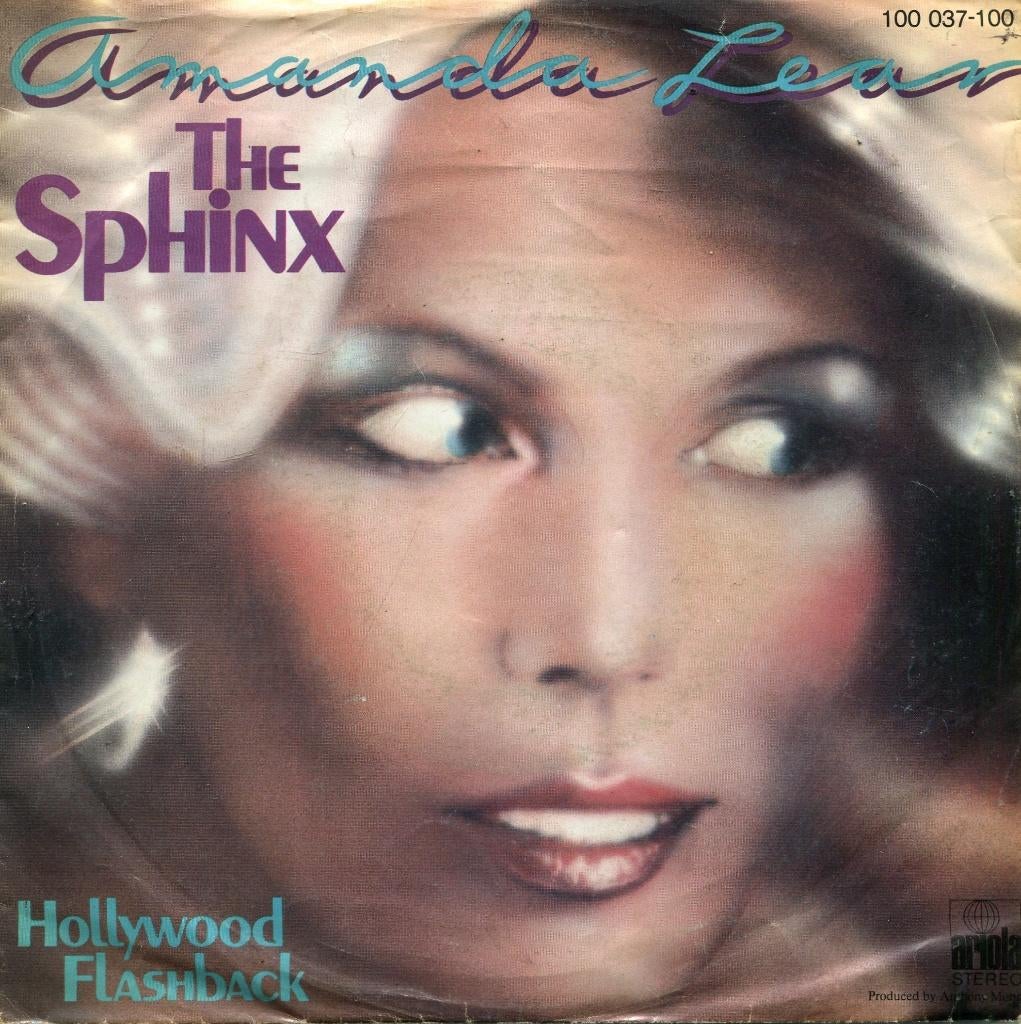 AMANDA LEAR  -  The sphinx, Fotohoes, Ophalen of Verzenden, Gebruikt, Pop