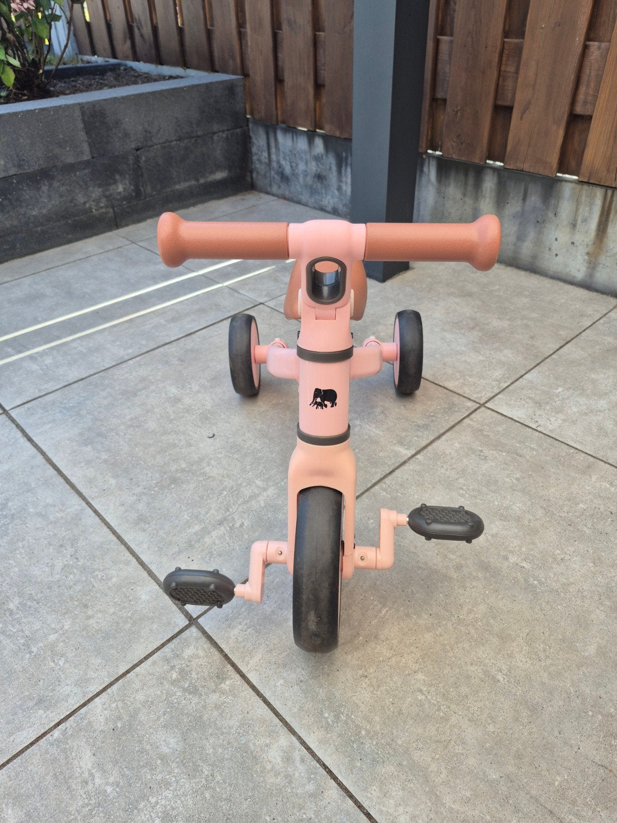 Deryan 2-in-1 Loopfiets/Driewieler Roze, Ophalen, Gebruikt, Loopfiets