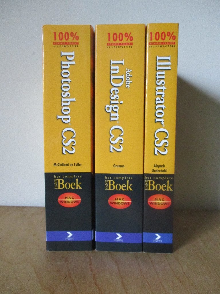 Photoshop, Illustrator en Adobe InDesign CS2, 2005, Boeken, Ophalen of Verzenden, Zo goed als nieuw, Overige onderwerpen