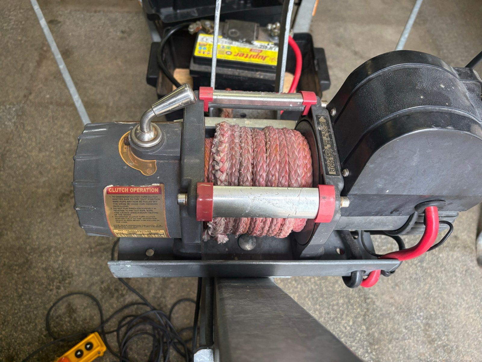 Elektrische lier Warrior S9500sd, Ophalen, Gebruikt, Elektrisch