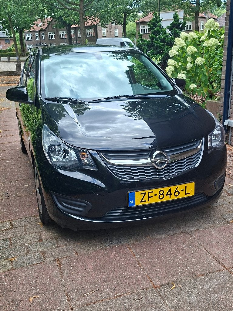 Opel Karl 1.0 120Edition, Airco/Bluetooth/LED/CruiseControl, Auto's, Voorwielaandrijving, 839 kg, Zwart, Origineel Nederlands
