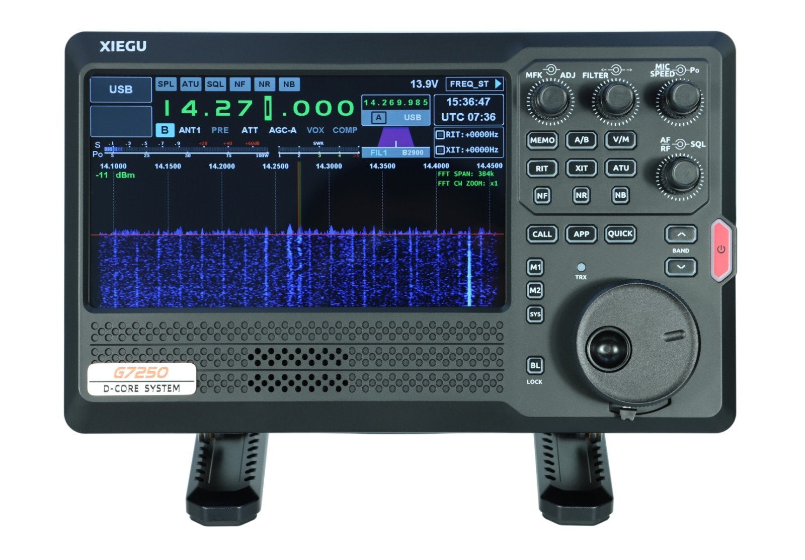 Xiegu G7250 HF/50MHz 100W + ATU transceiver, Ophalen of Verzenden