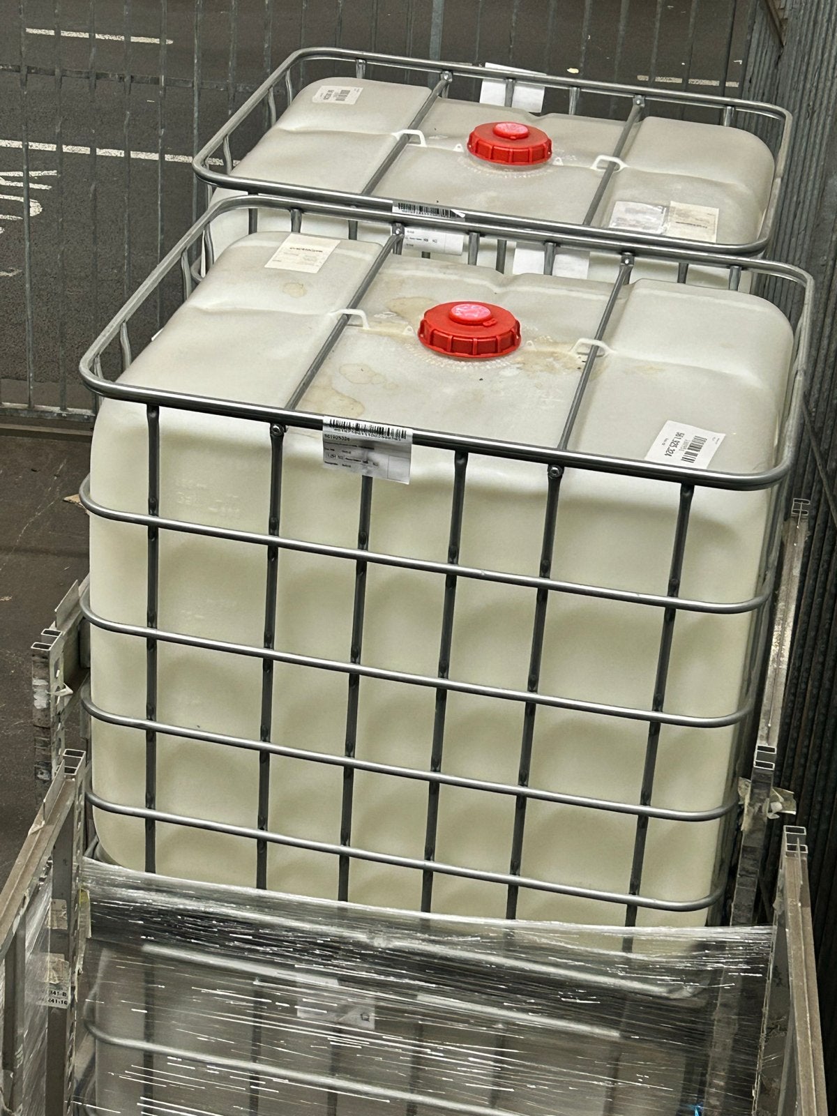 IBC vat - 1000 liter, Ophalen