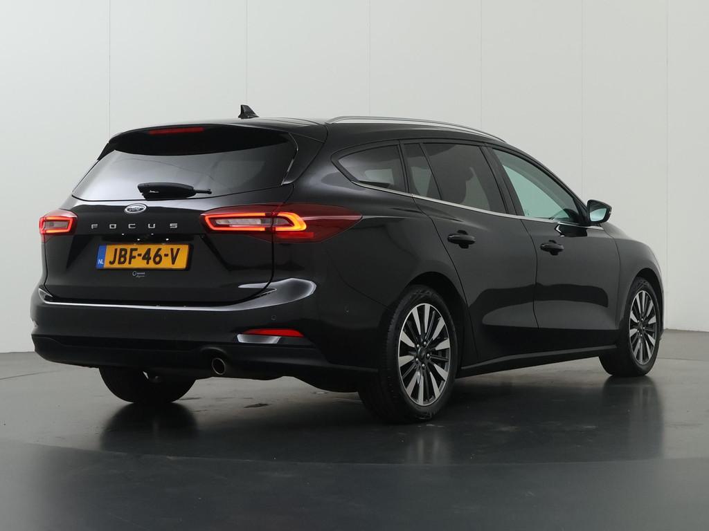 Ford Focus Wagon 1.0 EcoBoost Hybrid Titanium X | Winterpakk, Gebruikt, Zwart, Origineel Nederlands, Handgeschakeld