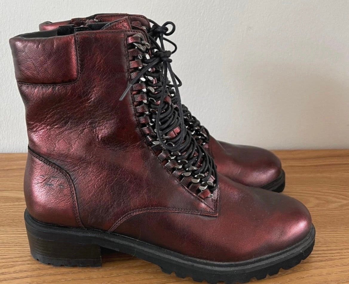SPM Laarsjes / boots - Maat 39 Nieuw!, Kleding | Dames, Ophalen of Verzenden, Nieuw, Rood, Lage of Enkellaarzen