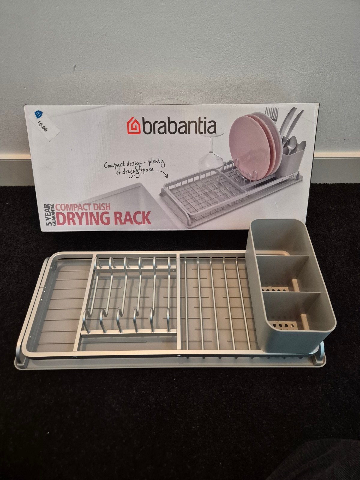 Brabantia Compact Afdruiprek - Nieuw in Doos, Bordenrek, Nieuw, Ophalen of Verzenden, Metaal