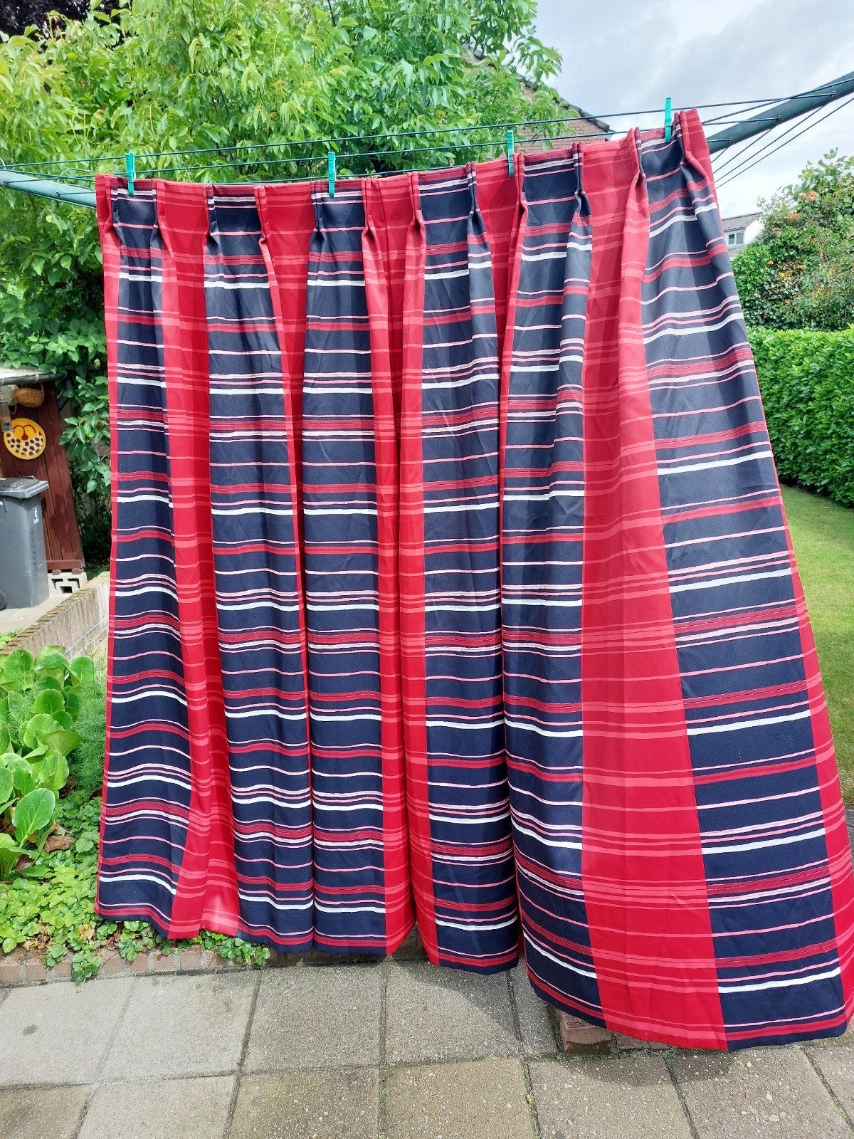 2 Nieuwe, grote, verduisterende overgordijnen br244xh171, Isolerend, 244 cm, 171 cm, Nieuw
