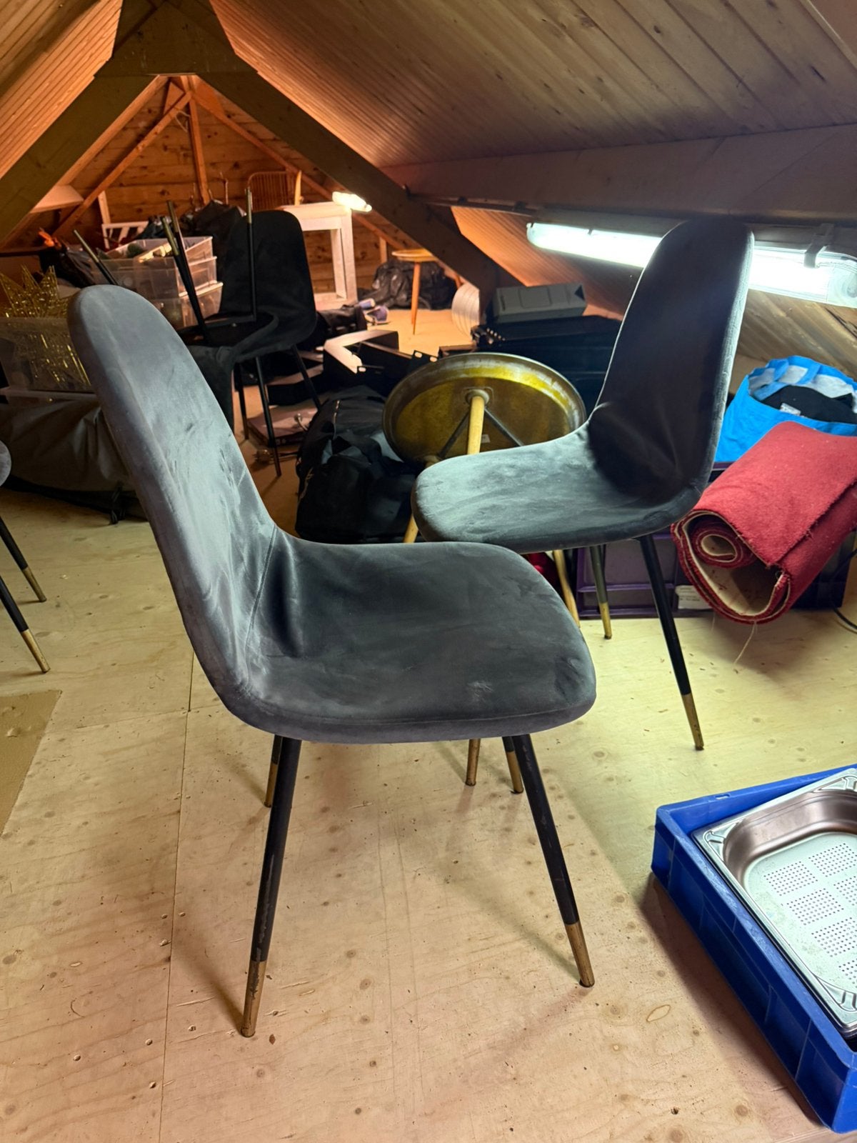 Stoelen | 8 stuks, Ophalen, Gebruikt, Vijf, Zes of meer stoelen, Stof