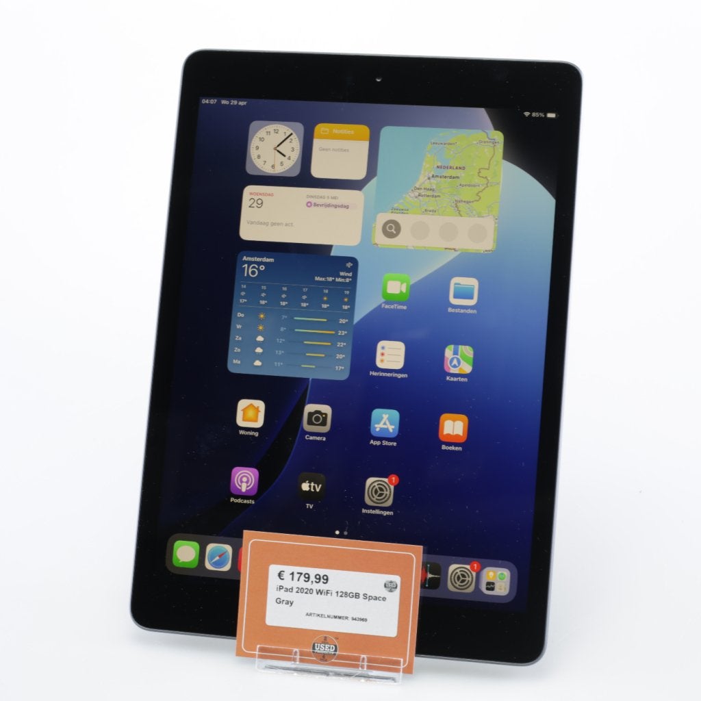 iPad 2020 WiFi 128GB Space Gray, Computers en Software, Apple iPads, Apple, Zo goed als nieuw, Support@apple.com, One Apple Park Way
Cupertino, CA 95014
United States