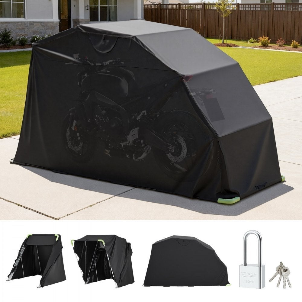 Motorstalling Tent - Waterdicht & Windbestendig, Ophalen