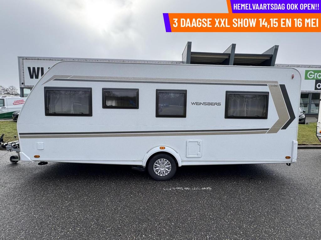Weinsberg - HEMELVAART OPEN! RUIM 200 CARAVANS OP VOORRAAD, Caravans en Kamperen, Overige merken, Rondzit, 7 tot 8 meter, Bedrijf