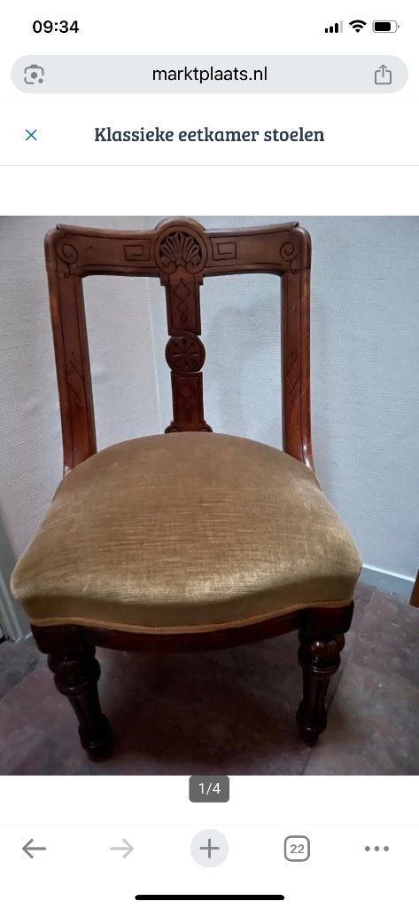 Antieke stoelen, Ophalen