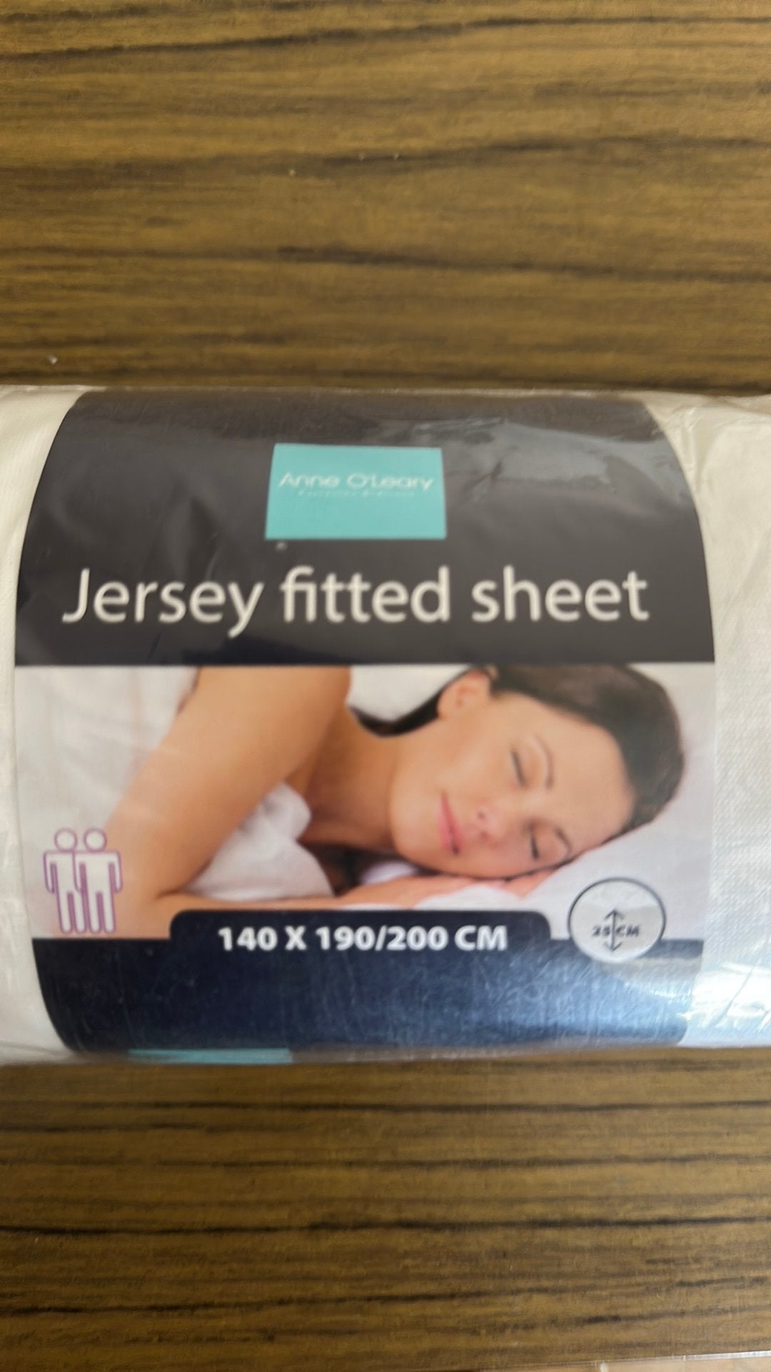 jersey fitted sheet / hoeslaken, Huis en Inrichting, Slaapkamer | Beddengoed, Ophalen of Verzenden, Wit, Hoeslaken of Sloop, Nieuw