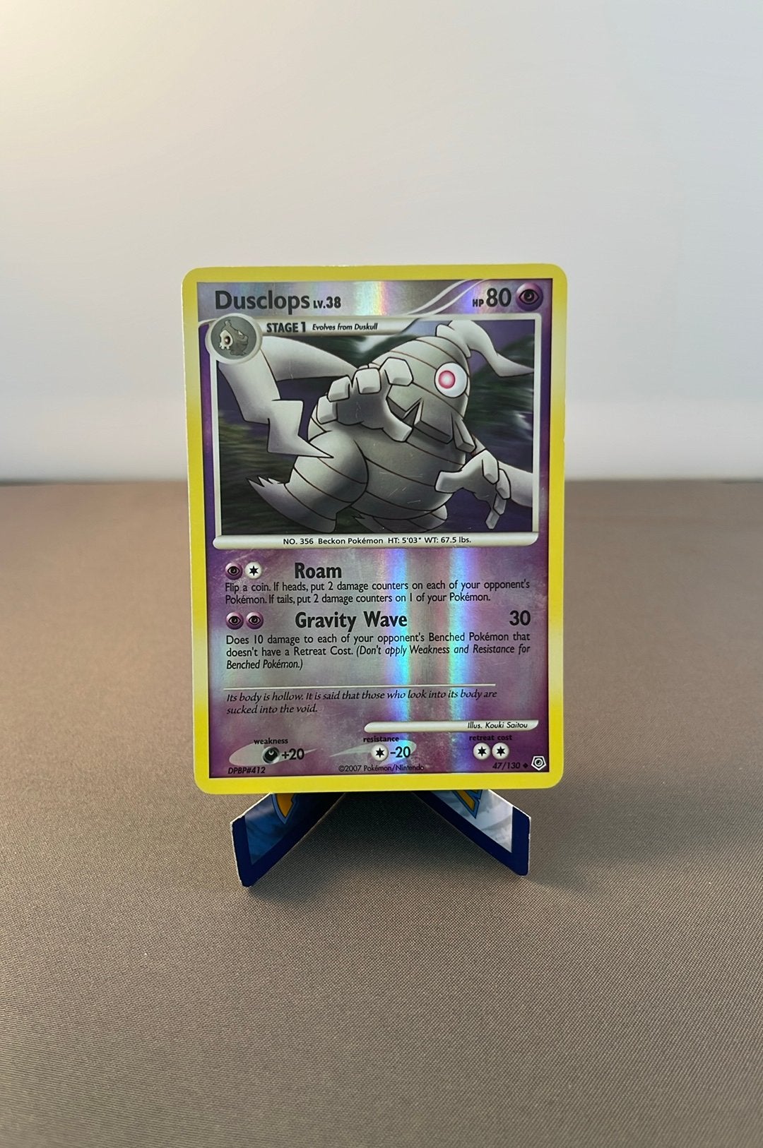 Dusclops Lv.38 47/130 Diamond & Pearl (reverse holo), Ophalen of Verzenden, Gebruikt, Losse kaart, Foil