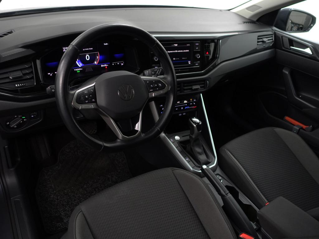 Volkswagen Polo 1.0 TSI Life+ Aut- Carplay, Android Auto, St, Auto's, Stof, Gebruikt, Met garantie (alle), 1104 kg