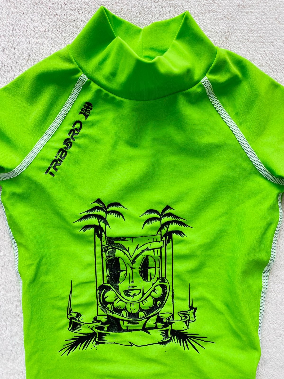 UV-Zwemshirt Tribord Groen Maat 102-109 cm | 4 Jaar, Kinderen en Baby's, Ophalen of Verzenden, Zo goed als nieuw, Maat 104, Jongen of Meisje