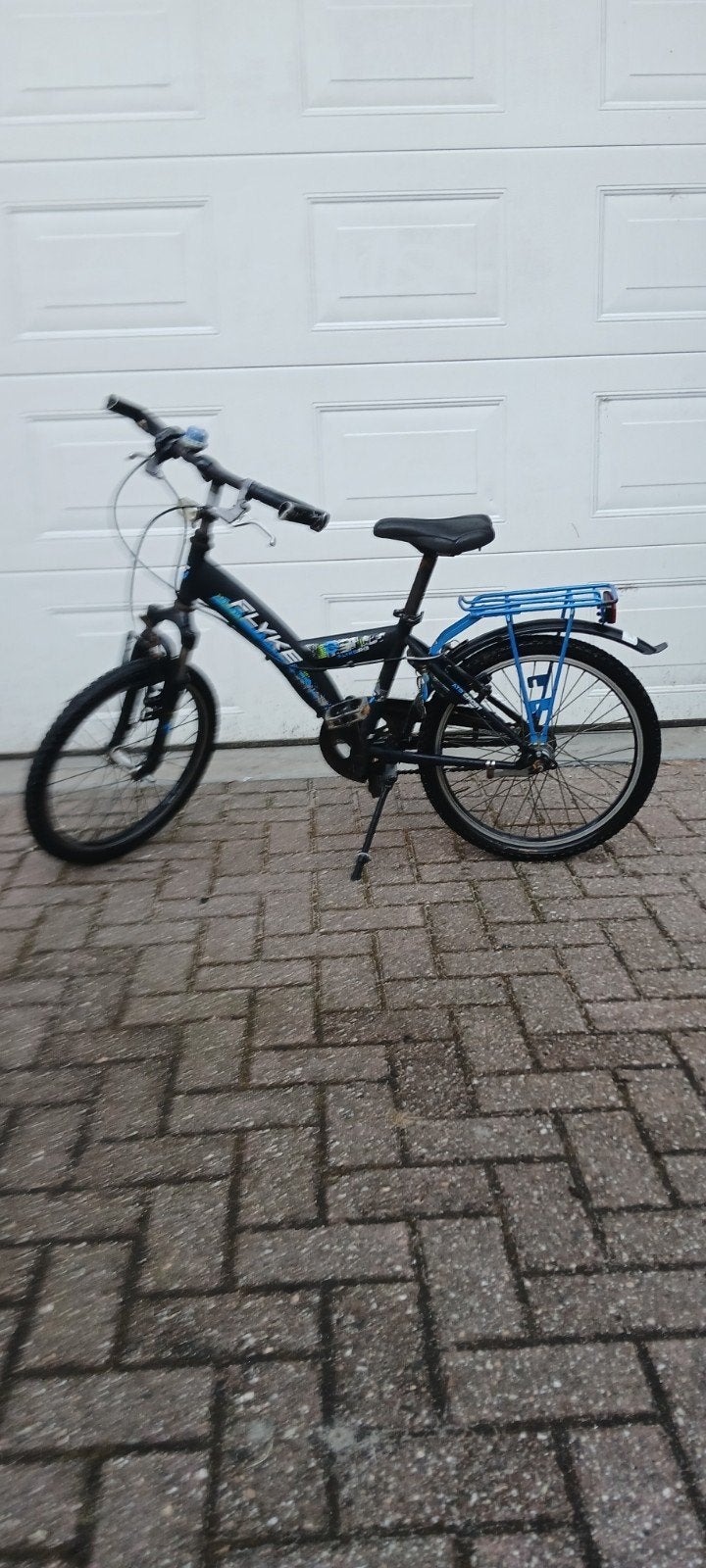 Flyke kinderfiets 20 inch met versnellingen en bagagedrager, Gebruikt, Velgrem, Versnellingen, Minder dan 49 cm