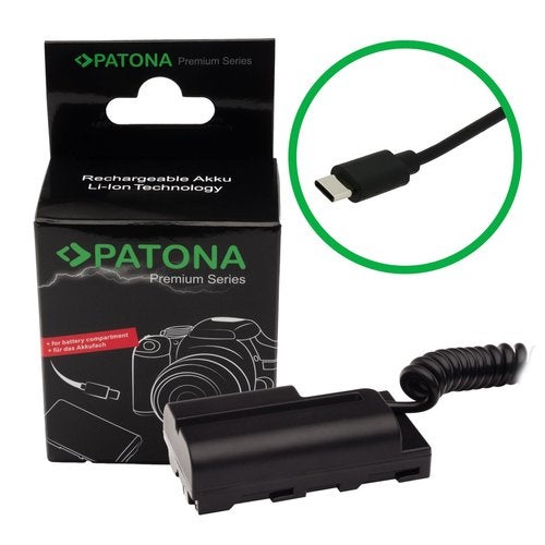 Premium USB-C Input battery adapter Sony NP-F970 NP-FM500 N, Verzenden, Nieuw