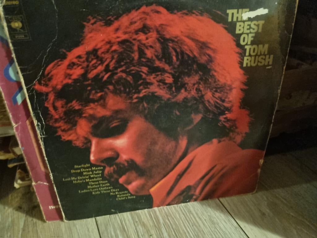 The Best Of Tom Rush LP Vinyl CBS 1970s Folk Blues, Ophalen of Verzenden