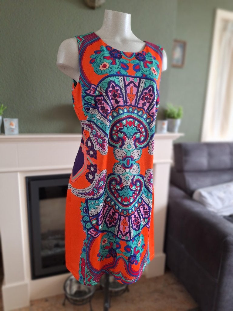 Lola en Liza fantastisch jurk jurkje 42 L, Kleding | Dames, Verzenden, Maat 42/44 (L), Oranje, Zo goed als nieuw