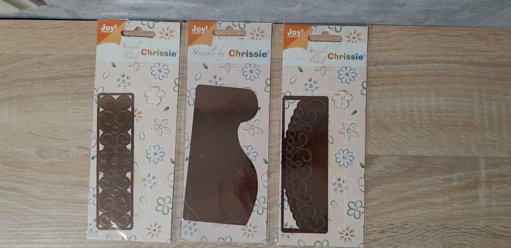 3x Nieuwe Joy Crafts Chrissie Splinter mallen, Hobby en Vrije tijd, Ophalen, Nieuw