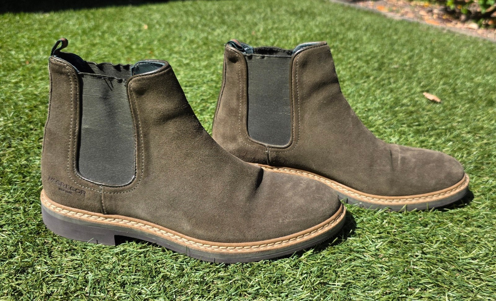 McGregor groene Chelsea laarzen / boots Maat 41, Ophalen, Overige kleuren, McGregor, Boots
