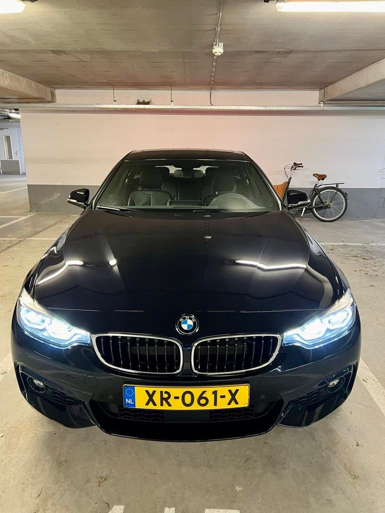 BMW 4-Serie Gran Coupé 420i 184pk Xdrive Aut 2019 Zwart, Auto's, BMW, 1998 cc, 4 cilinders, Zwart, Origineel Nederlands