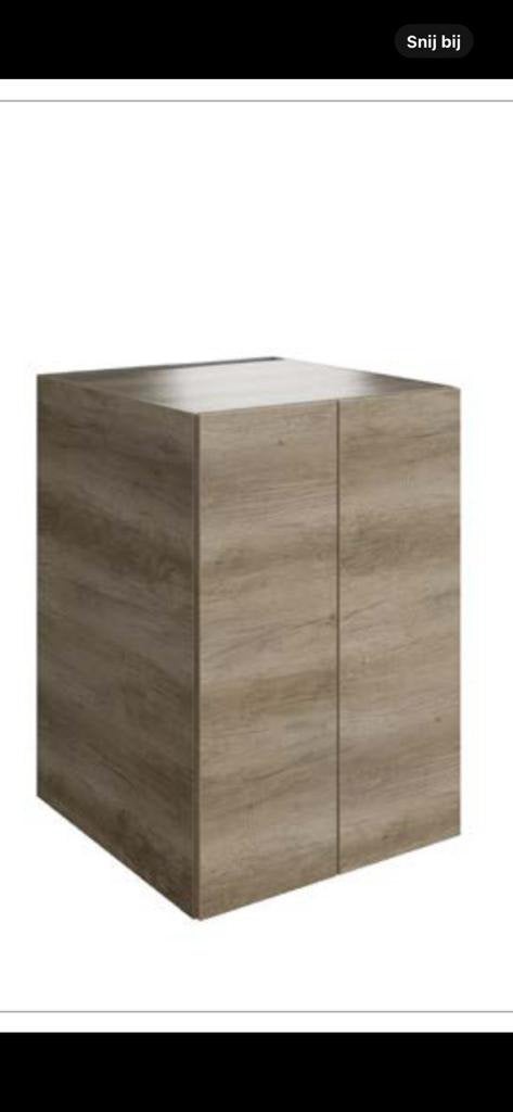 Wasmachine kast met afdekblad (afmetingen zie foto’s), Huis en Inrichting, Ophalen, Zo goed als nieuw