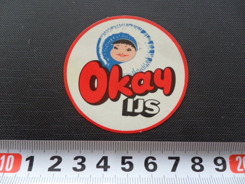 sticker logo eskimo - OKAY IJS, Ophalen, Zo goed als nieuw