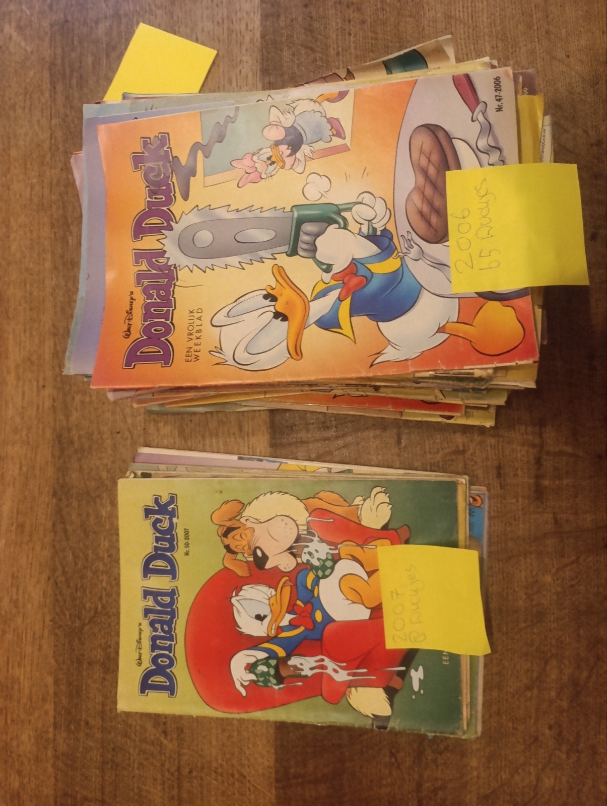 Donald Duck Weekblad - Grote collectie uit 2006 en 2007, Boeken, Gelezen, Ophalen of Verzenden, Walt Disney  Donald duck, Meerdere stripboeken