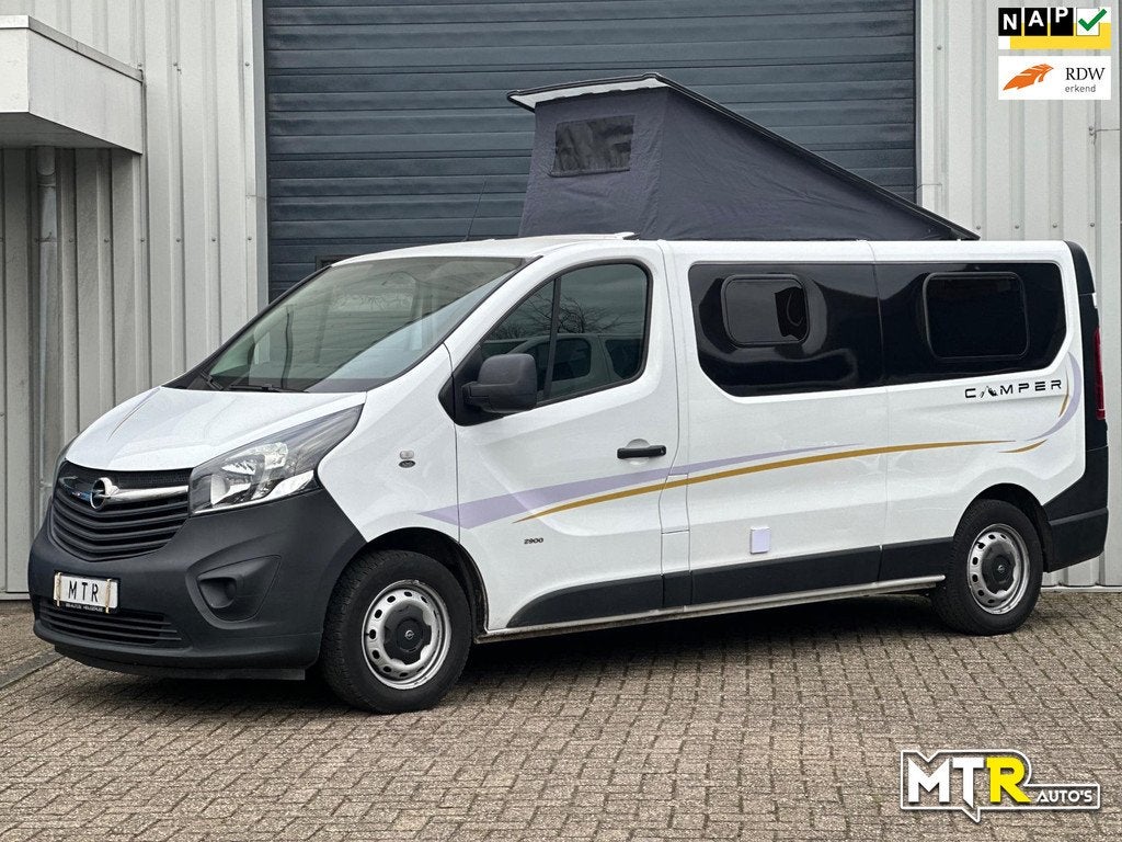 Opel Vivaro 1.6 CDTI L2H1 Buscamper|NAP|NWE APK|TREKHAAK, Overige merken, Buscamper of Camperbus, Airconditioning, Airbags