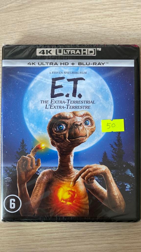 ET 4K uhd 4K blu ray NL versie NIEUW, Ophalen of Verzenden, Nieuw in verpakking, Avontuur