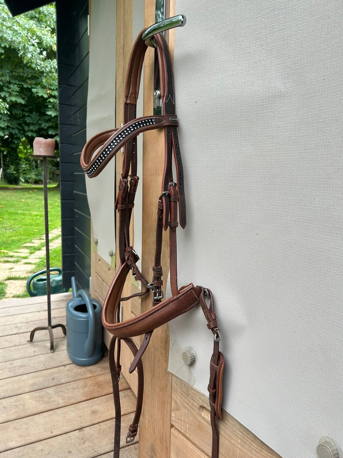 Mooi bruin Horka hoofdstel Full, Dieren en Toebehoren, Paarden en Pony's | Hoofdstellen en Tuigage, Ophalen of Verzenden, Zo goed als nieuw