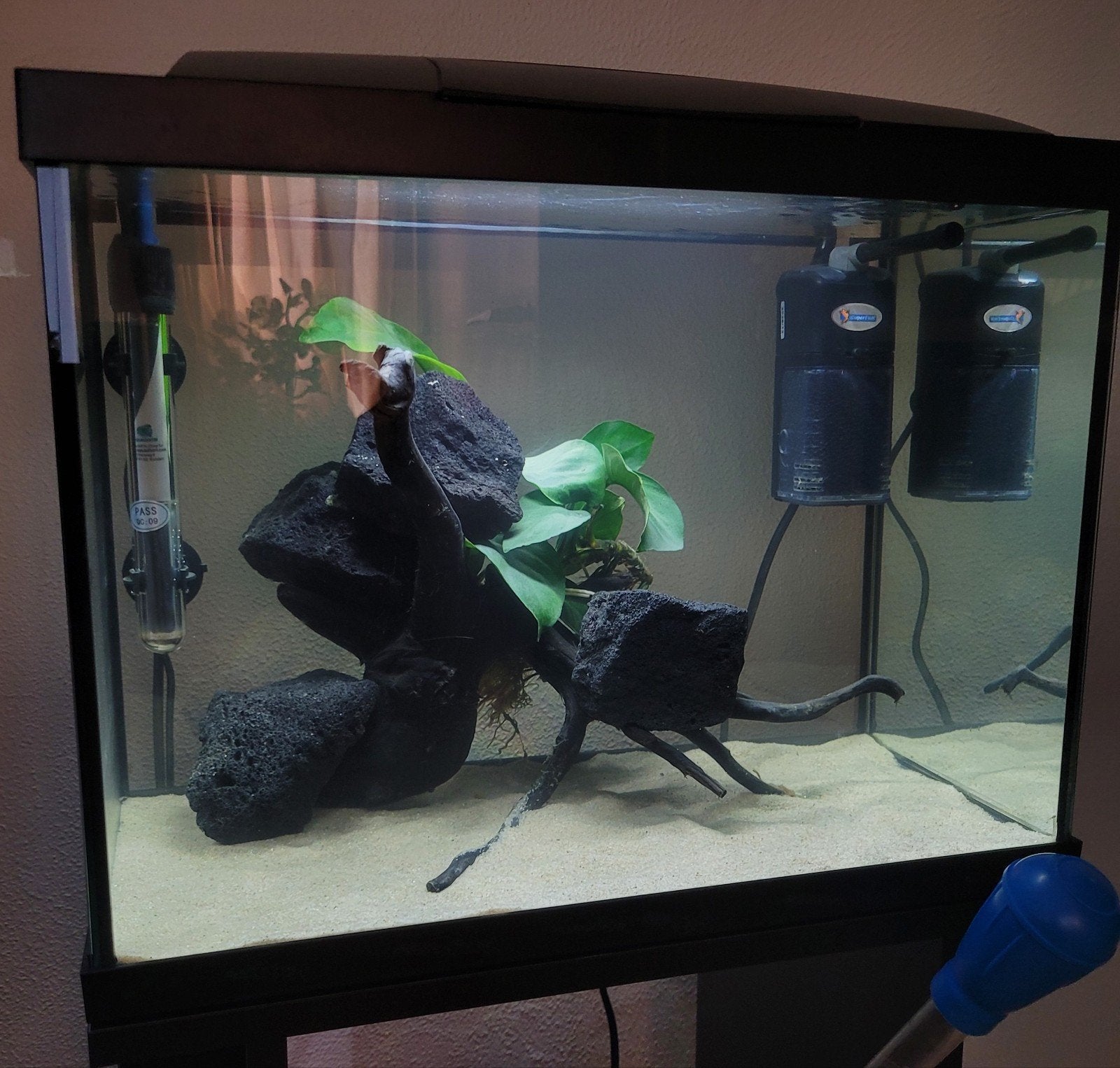 Superfish 50 aquarium incl. toebehoren, Ophalen of Verzenden, Inclusief deksel, Zo goed als nieuw