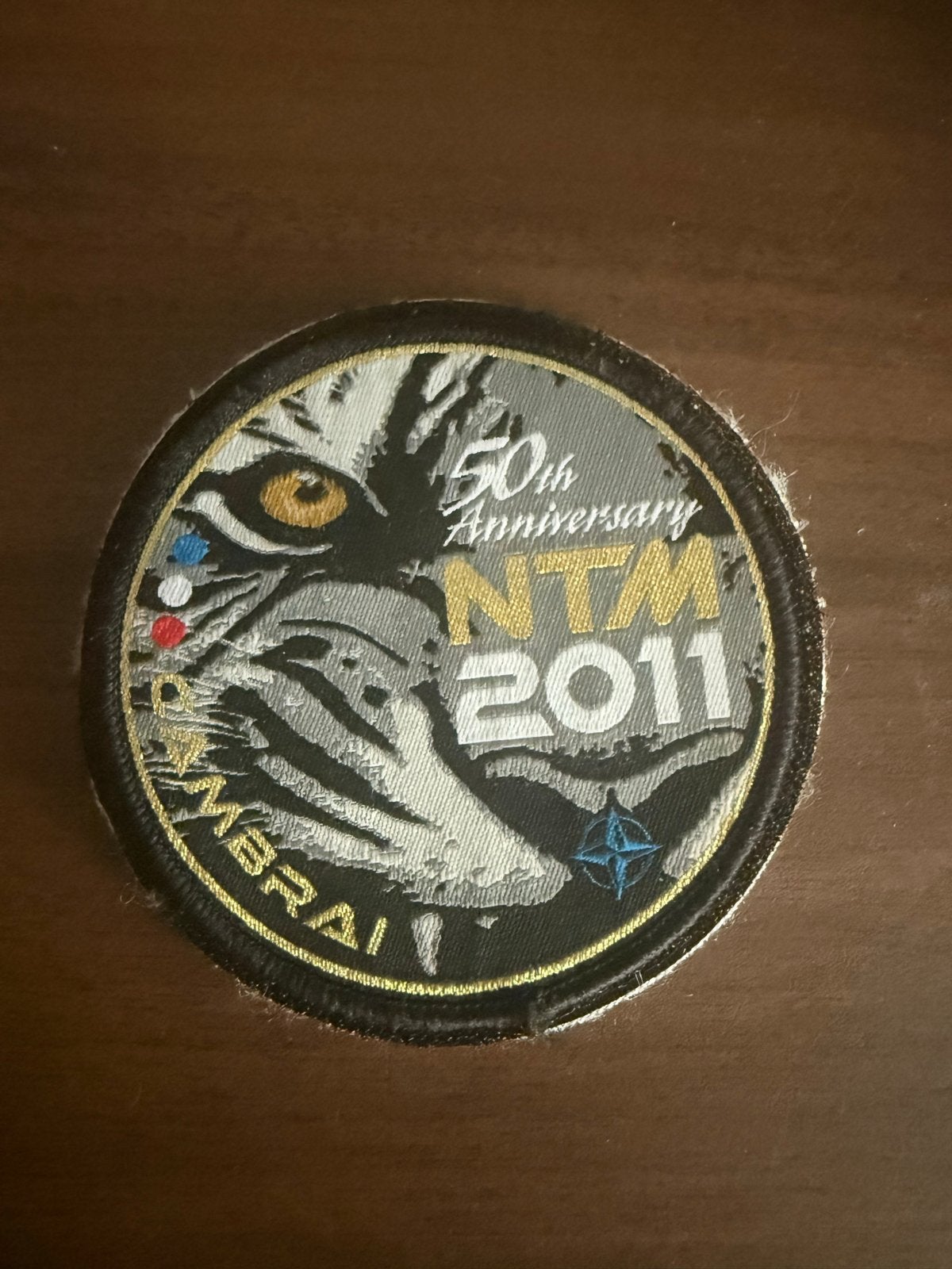 Patch nato tiger meet 50th aniversary, Verzenden, Zo goed als nieuw, Patch, Badge of Embleem