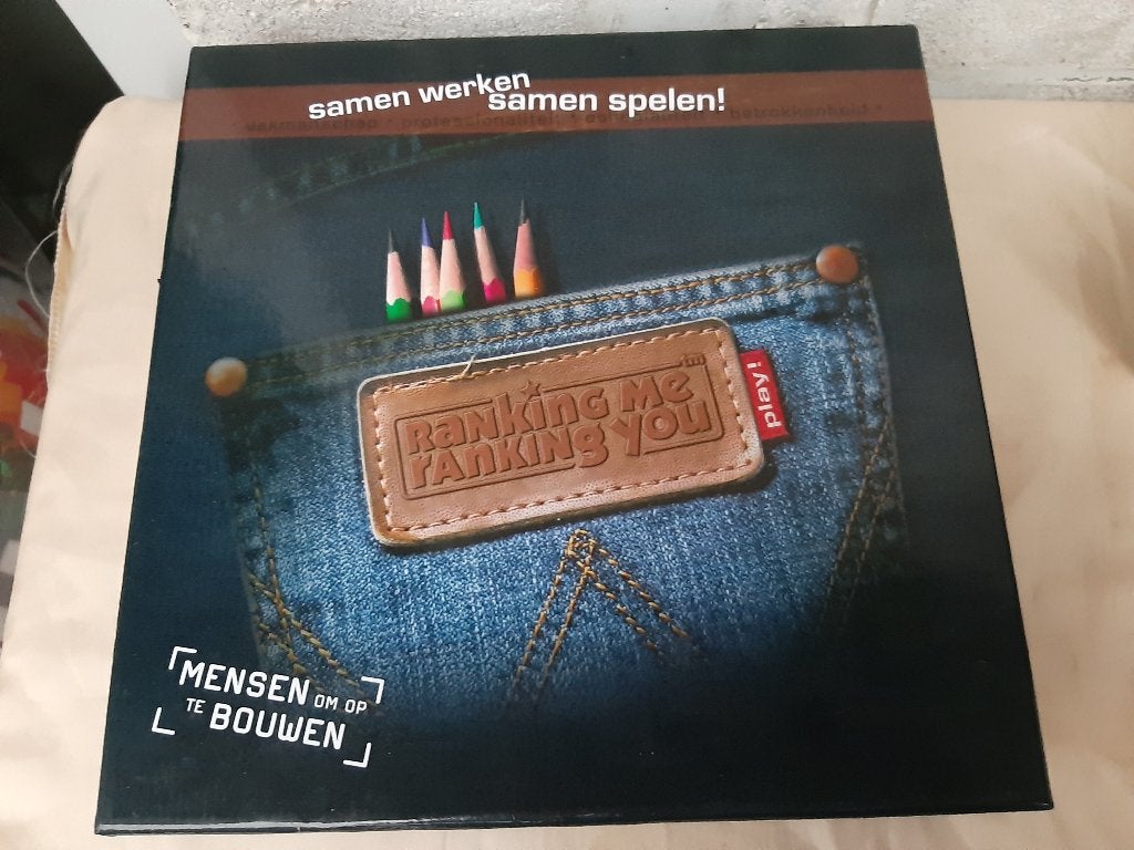 Ranking me ranking you bordspel samen werken samen spelen, Hobby en Vrije tijd, Gezelschapsspellen | Bordspellen, Ophalen, Zo goed als nieuw