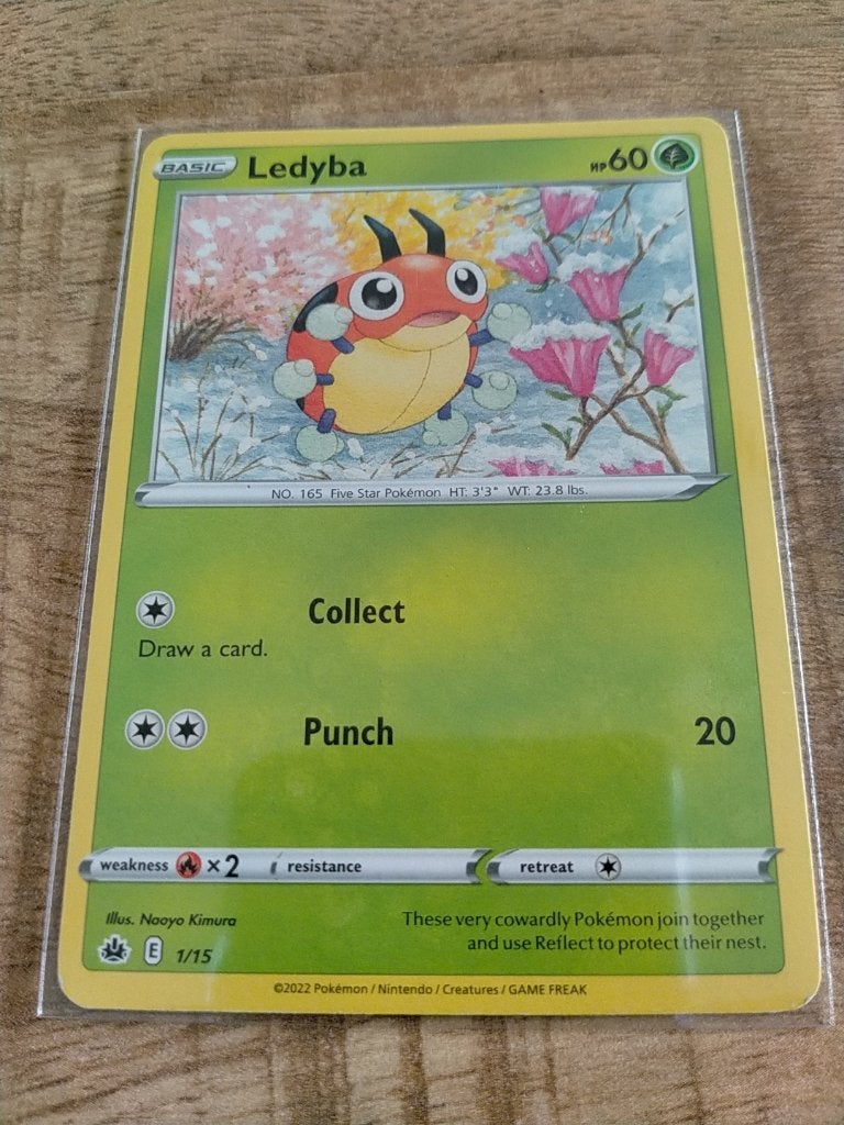 Pokemon McDonalds 2022 , Ledyba 1/15, Verzenden, Zo goed als nieuw, Losse kaart