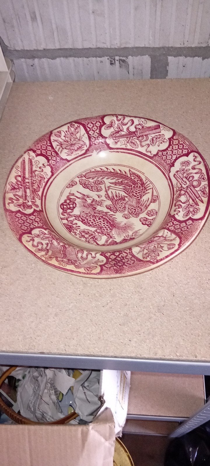 PETRUS REGOUT. Diep bordje decor Bima, Ophalen of Verzenden