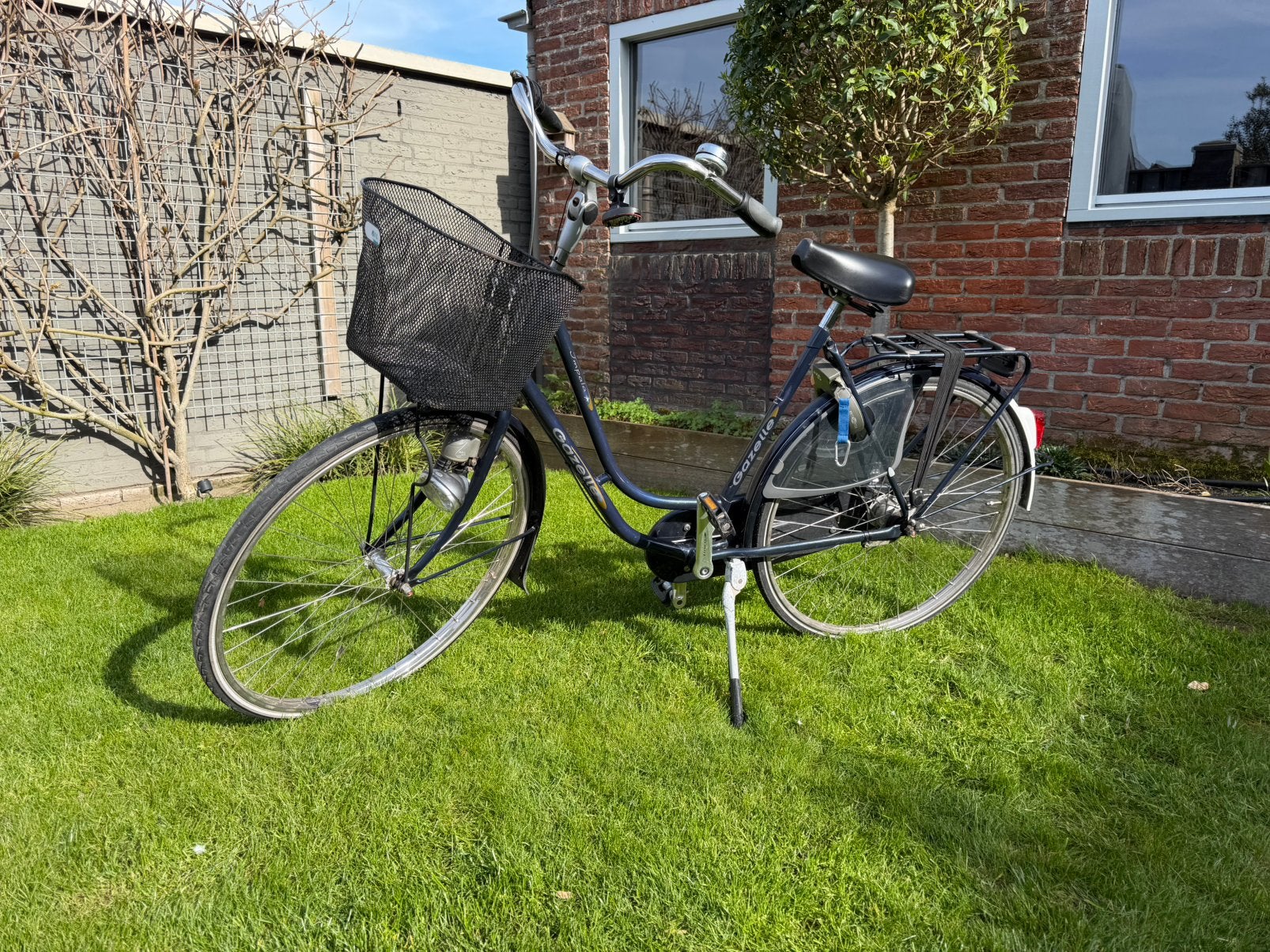 Gazelle impala damesfiets framemaat 53, Fietsen en Brommers, Ophalen, Terugtraprem, Gebruikt, Versnellingen