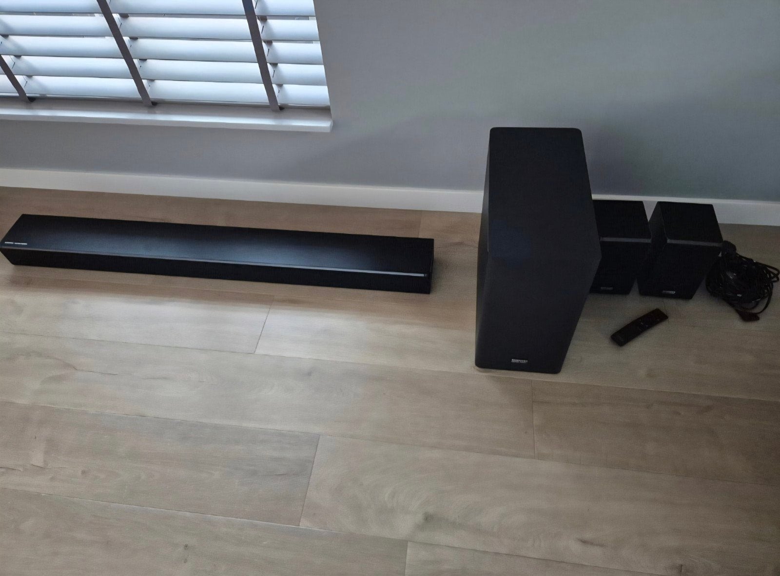 samsung hw q90r 7.1 soundbar en surrounds en subwoofer zgan, Ophalen, Zo goed als nieuw
