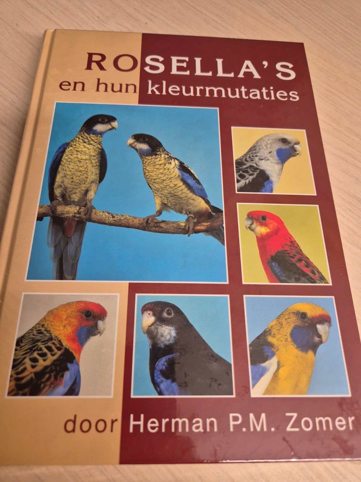 Nieuw Nederlands hardcover boek Rosella vogels alle mutaties, Ophalen of Verzenden, Nieuw, Vogels